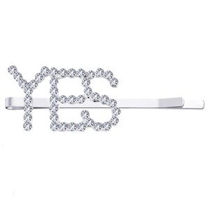 YES Rhinestone Bobby Pin Barrette Hair Accessory